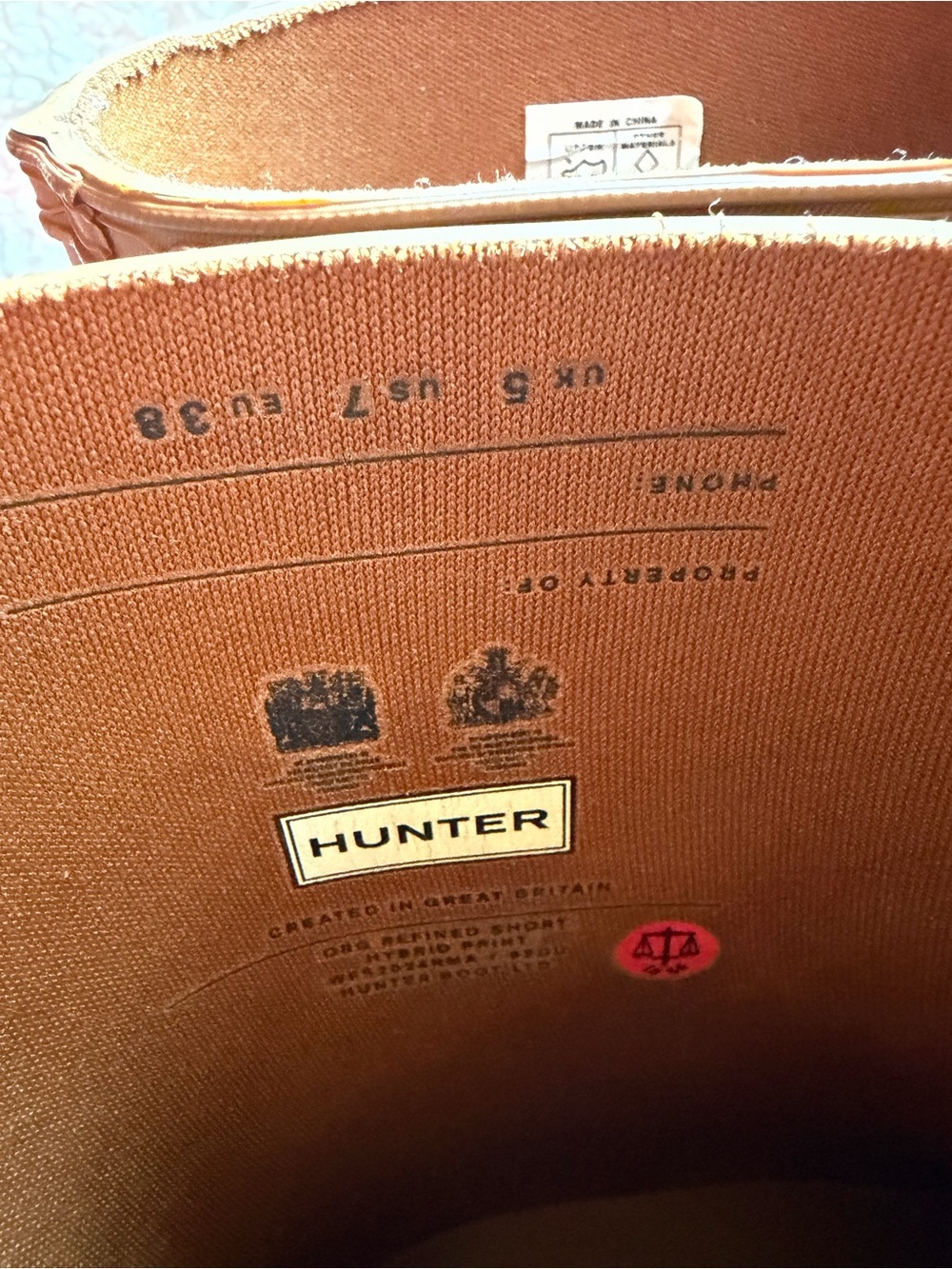 Authentic Hunter Matte Leopard Rain Boots Size 7.5 - Picture 2 of 7
